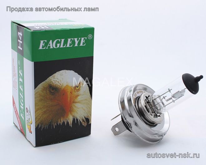 EAGLEYE H4 12v-60/55w P43t Super Yellow