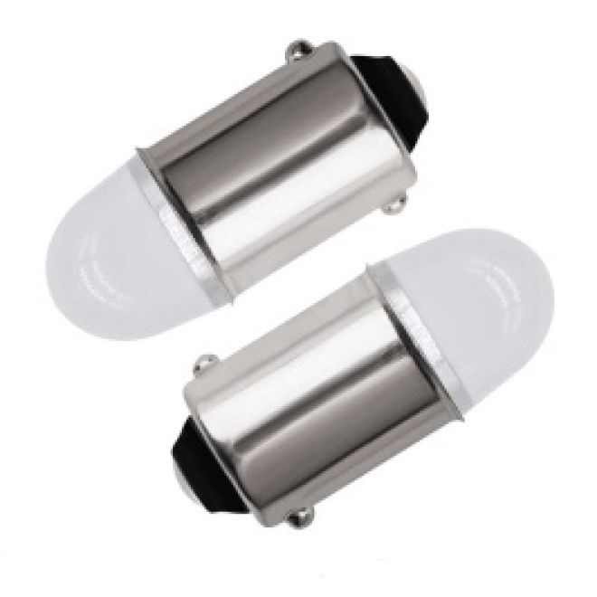 BOCXOD Светодиод (12V) T4W 2 SMD (2835) Round LENS Матовые (шт)