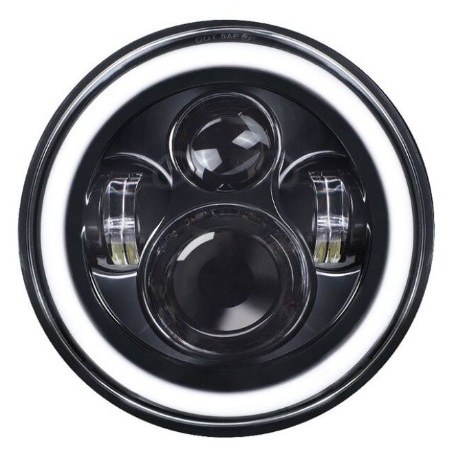 Фара светодиодная JR-104-45w (4 линзы + ДХО+поворот) 9-32V