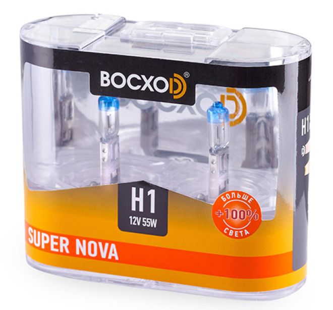 BOCXOD Н1 12v-55w P14.5s SN (Super Nova +100%) (2шт.)