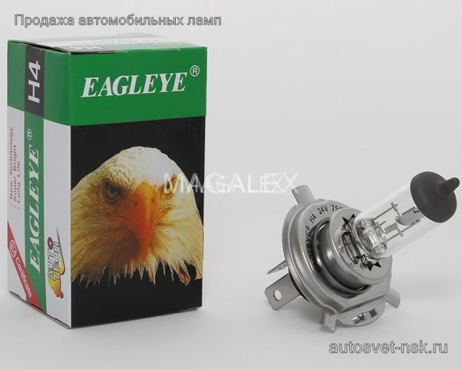 EAGLEYE H4 24v-75/70w P43t