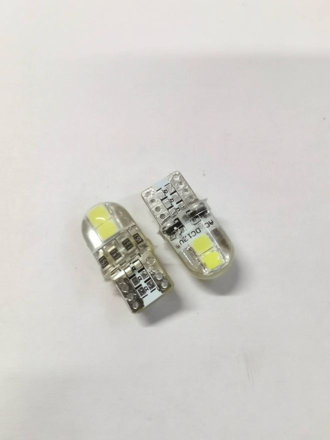 BOCXOD Светодиод (12V) T10 4 SMD (3030) canbus Силикон (шт)