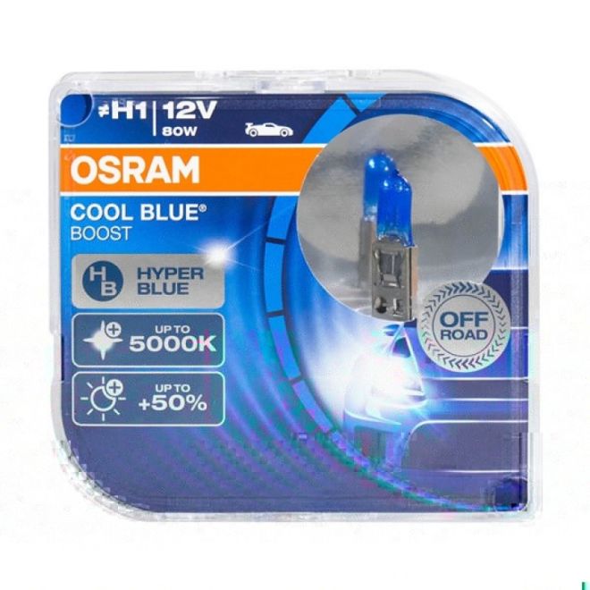 OSRAM H1 12v80w P14,5s Cool Blue BOOST 5000К (2шт.) BOX