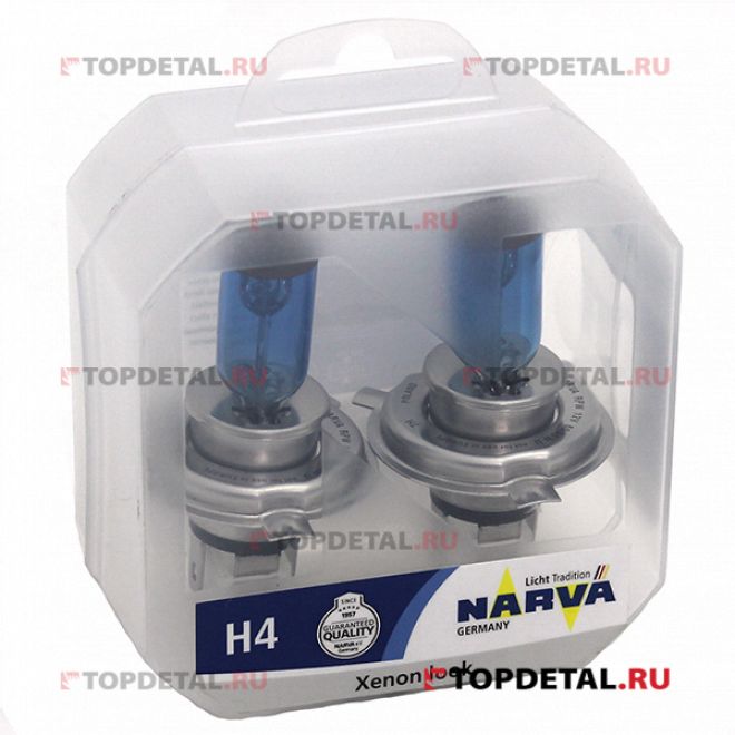 NARVA  H4 12v60/55w P43t RANGE POWER WHITE 4500k (2шт.)
