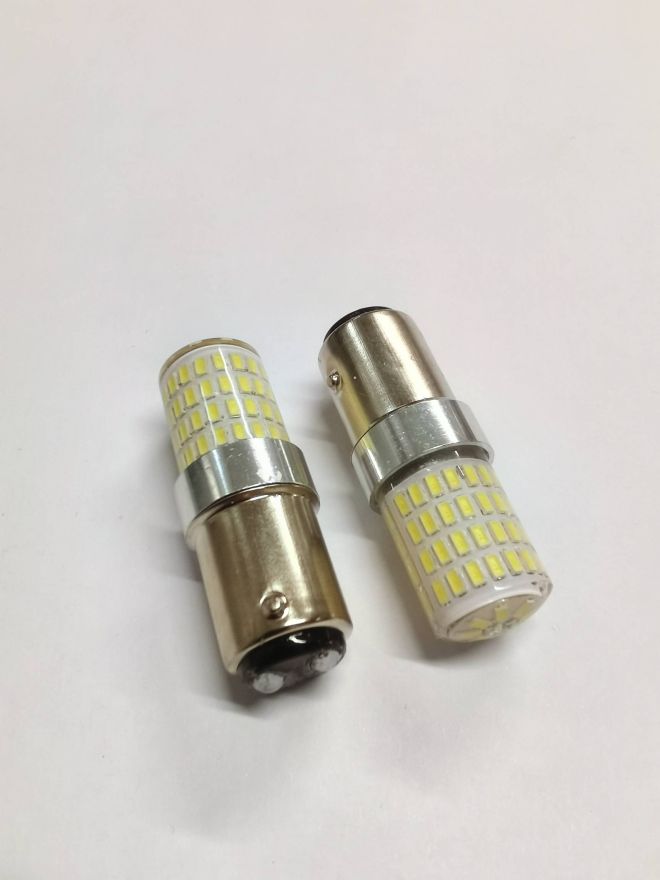 BOCXOD Светодиод (12-30V) 1157 (2 конт.) 72 SMD (3014) Canbus БЕЛАЯ (шт)