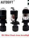 Светодиод A82/M01X H4 Mini Dual-Lens ЛИНЗА 40W (Компл.)