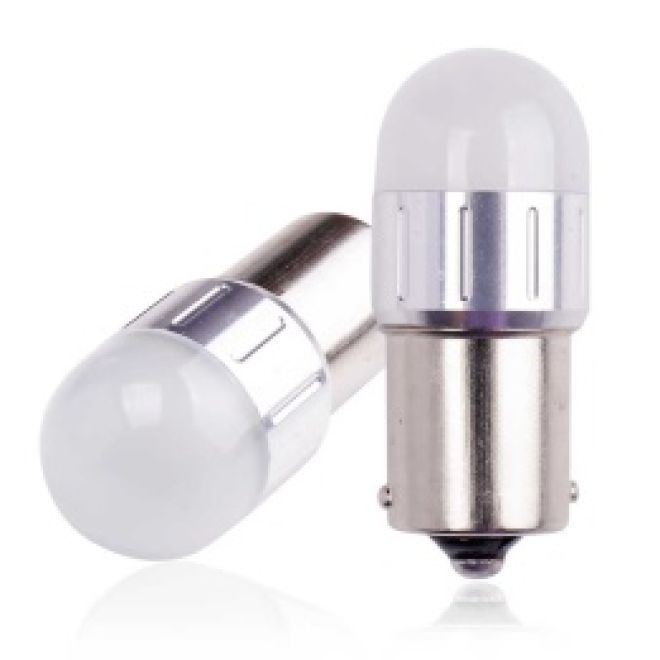 Светодиод 1156 (1 конт)  4 SMD LENS 2835 MT 9-32v