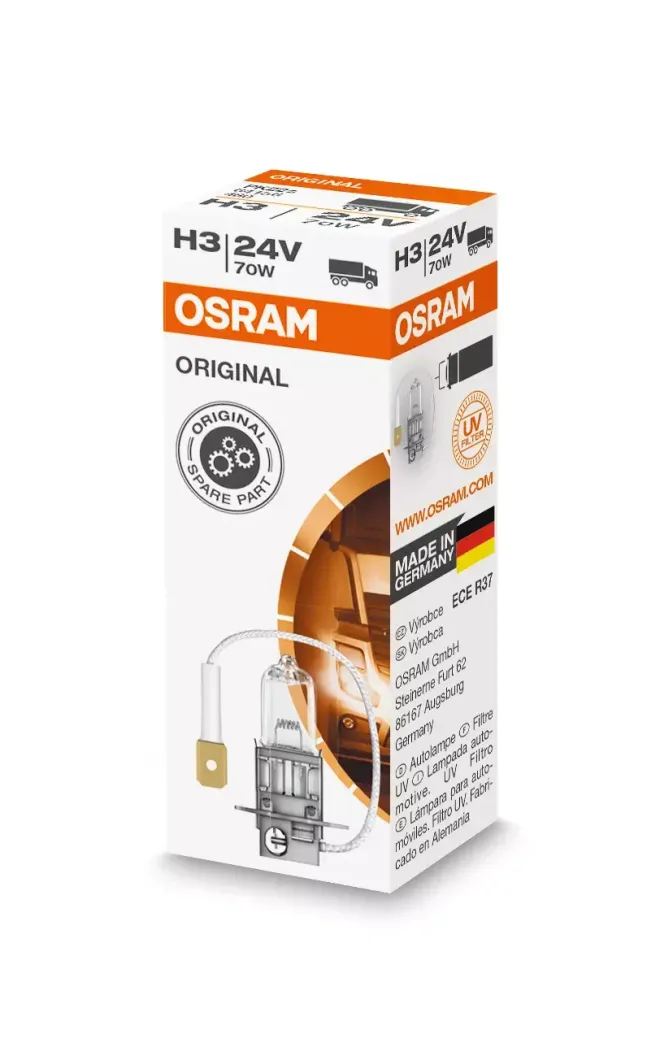 OSRAM H3 24v70w PK22s ORIGINAL