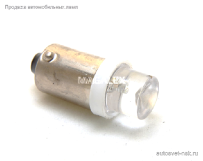 Светодиод Т8,5  1 Led конус (бел.)