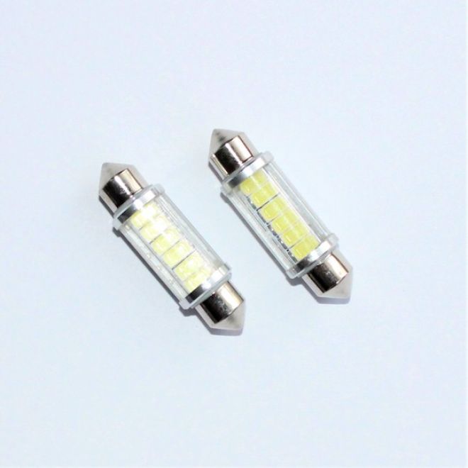 Светодиод AC  6 SMD (5730)  (салон 36мм) 12-24v