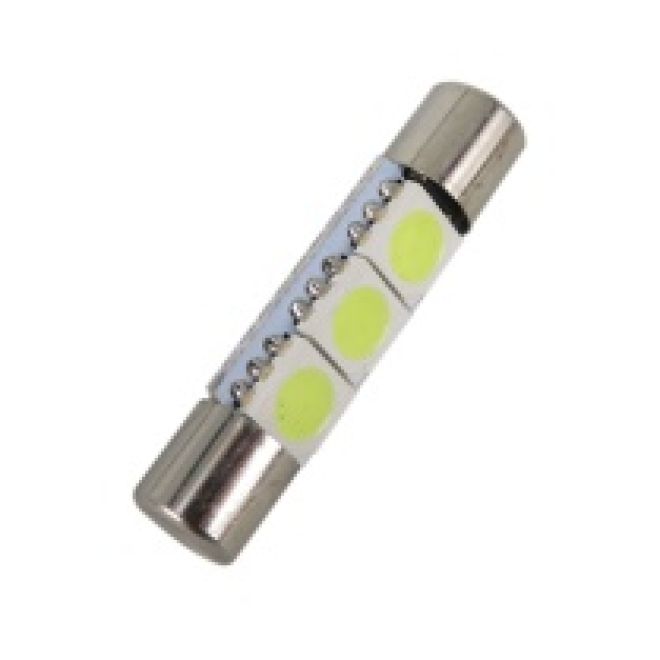 Светодиод AC  3 SMD (5050) (салон 28мм)