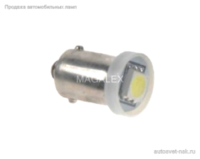 Светодиод Т8,5  1 SMD (5050)  (бел.)