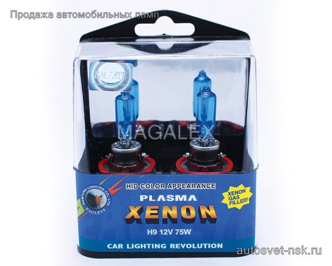 EAGLEYE H9 12v-65w PGJ19 Plasma Xenon (2шт.)