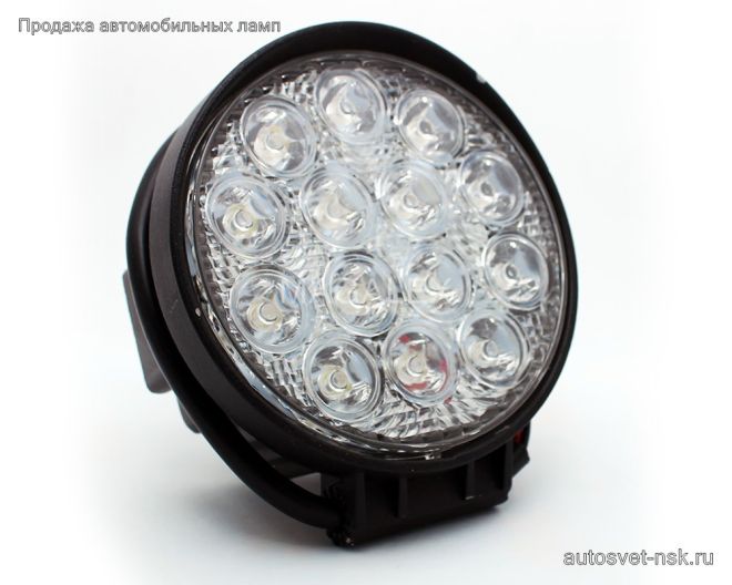 Фара светодиодная 12-24v 42w JR-G14-Y-LM (14 Cree LED)