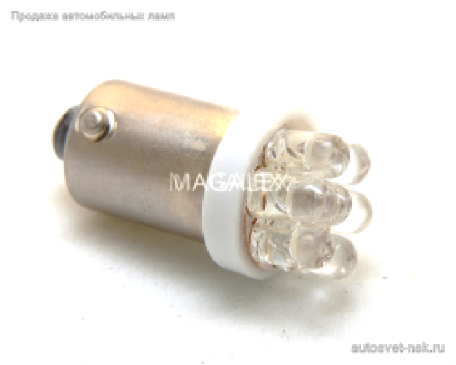 Светодиод Т8,5  7 Led  (бел.)