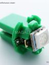 Светодиод с патроном B8.3  1 SMD(5050)  (зел.)