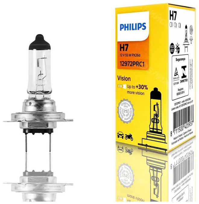 PHILIPS H7 12v55w PX26d Vision Premium+30%