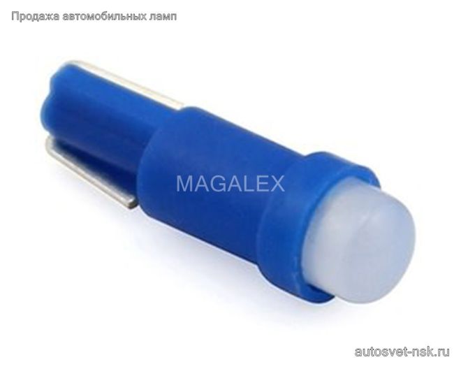 Светодиод Т5 COB (син.)