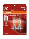 OSRAM H7 12v55w PX26d Night Breaker SILVER +100% (2шт.) BOX