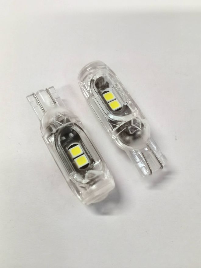 BOCXOD Светодиод (12V) T10 5 SMD (3030) + линза бел. (шт)